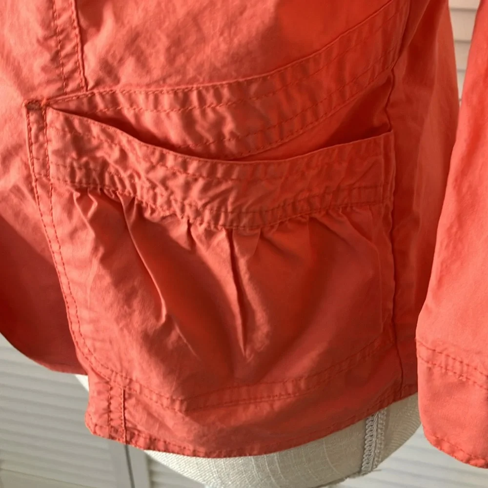 Chico’s 3/4 sleeve blazer in a salmon color 100% cotton Chico’s size 0 or U.S. S